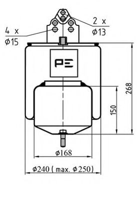 Burduf, suspensie pneumatica
