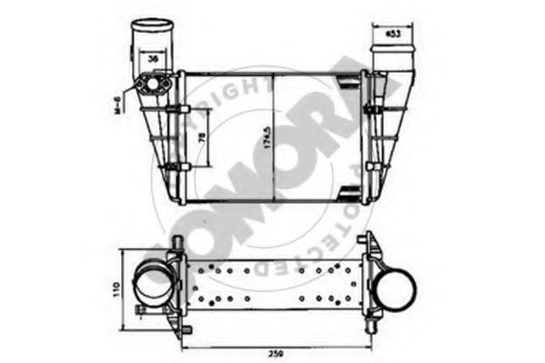 Intercooler, compresor