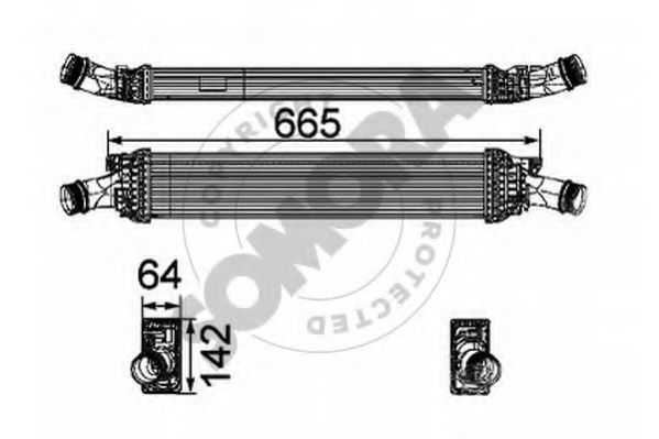 Intercooler, compresor