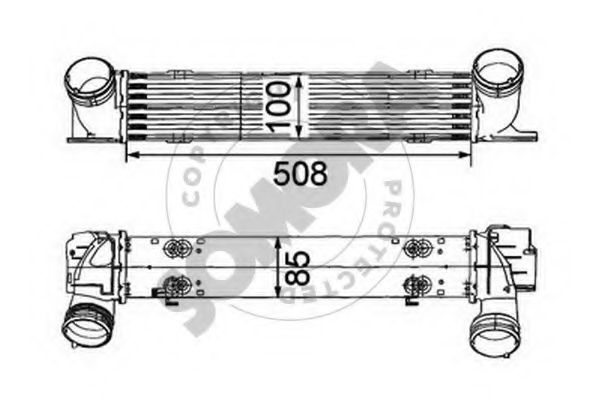 Intercooler, compresor