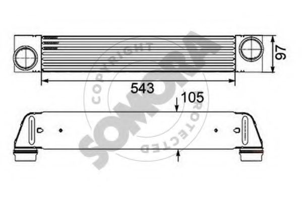 Intercooler, compresor