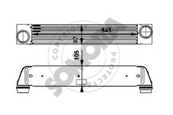 Intercooler, compresor