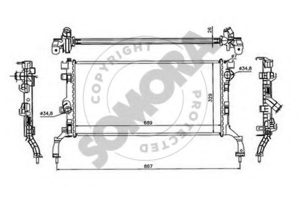 Radiator, racire motor