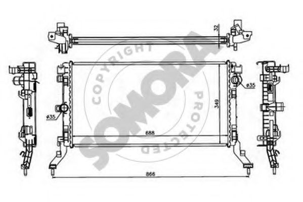 Radiator, racire motor