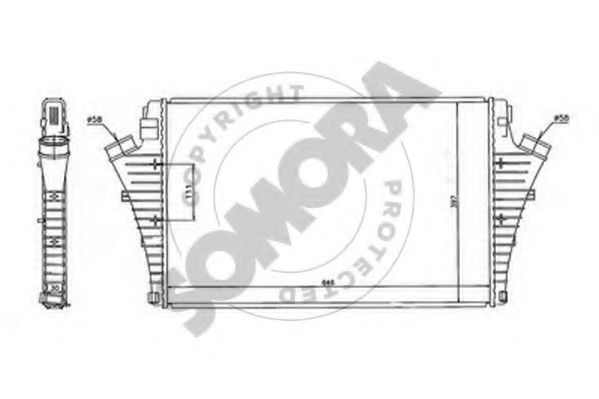 Intercooler, compresor