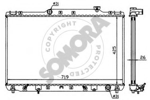 Radiator, racire motor