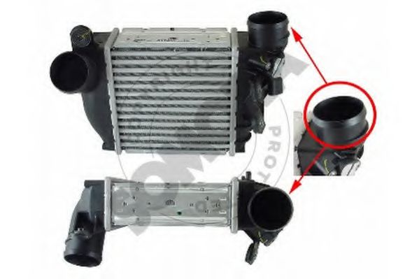 Intercooler, compresor