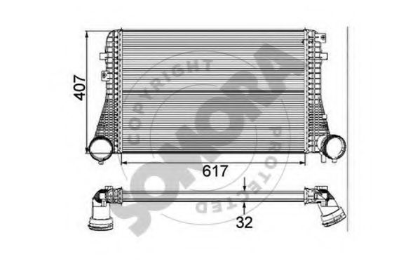 Intercooler, compresor
