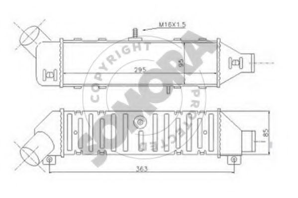 Intercooler, compresor