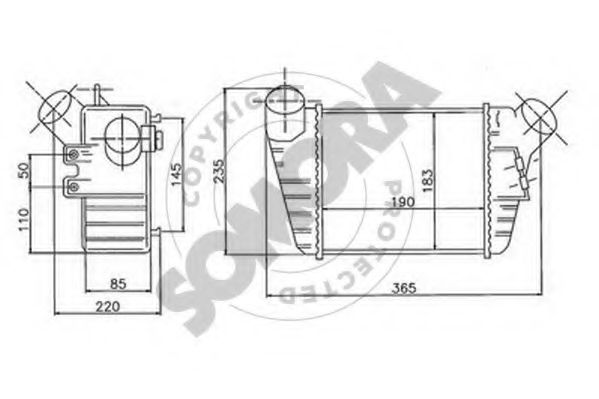 Intercooler, compresor