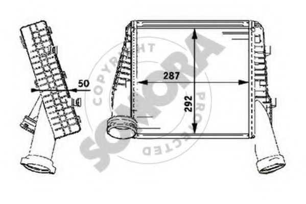 Intercooler, compresor