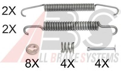 Set accesorii, sabot de frana