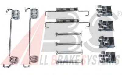 set accesorii, saboti frana parcare