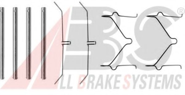 Set accesorii, placute frana