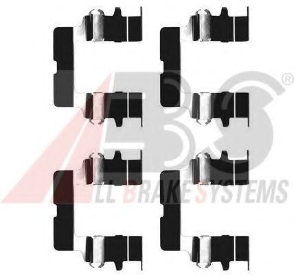 Set accesorii, placute frana