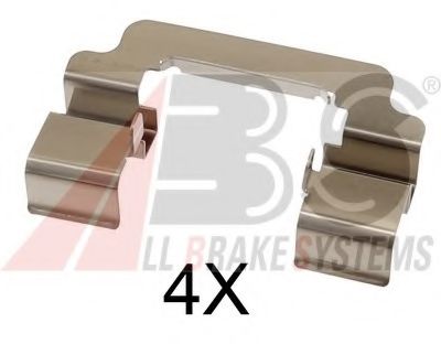 Set accesorii, placute frana