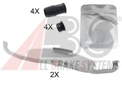 Set accesorii, placute frana