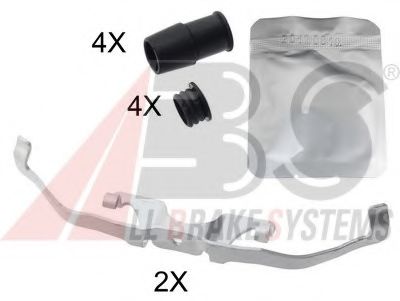 Set accesorii, placute frana