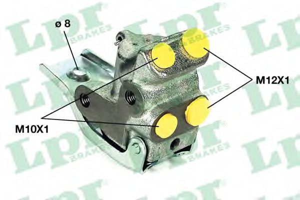 Regulator putere de franare