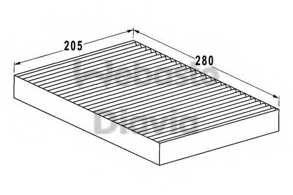 Filtru, aer habitaclu