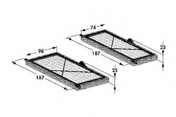 Filtru, aer habitaclu