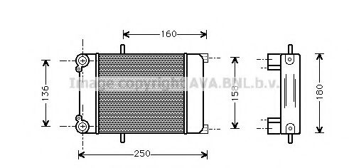 Radiator ulei, ulei motor