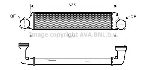 Intercooler, compresor