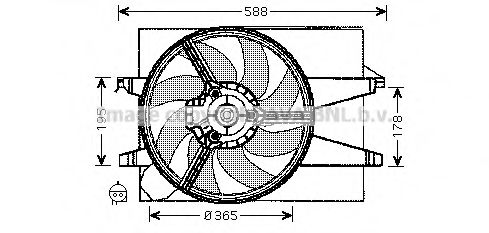 Ventilator, radiator