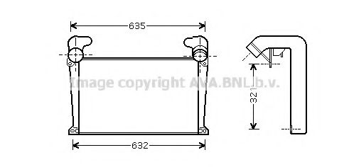 Intercooler, compresor