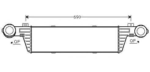 Intercooler, compresor