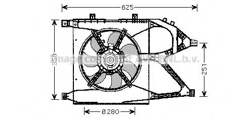 Ventilator, radiator
