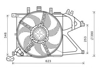 Ventilator, radiator