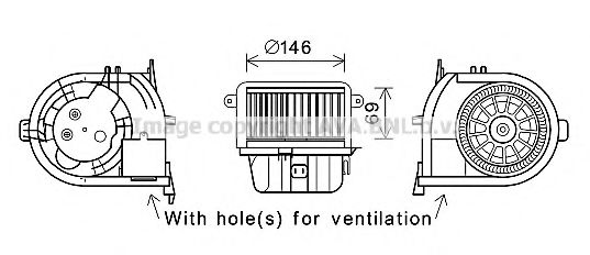 Electromotor, ventilatie interioara