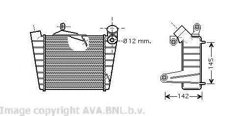 Intercooler, compresor