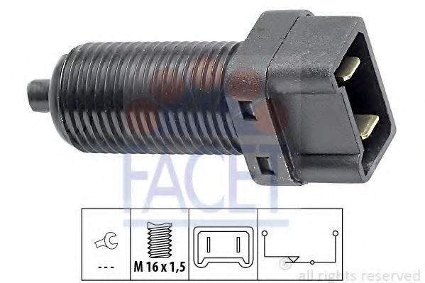 Comutator lumini frana