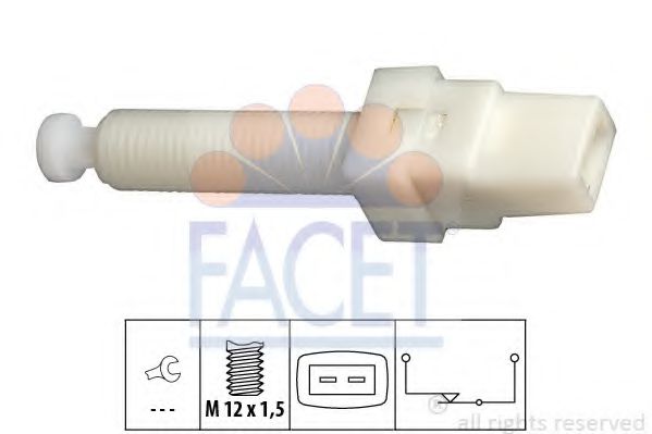 Comutator lumini frana