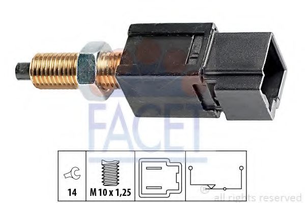 Comutator lumini frana