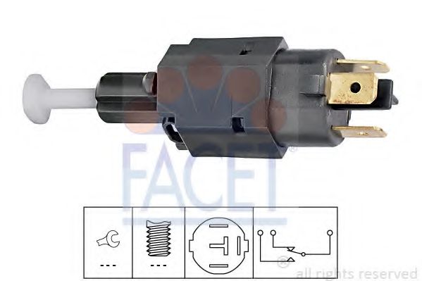 Comutator lumini frana
