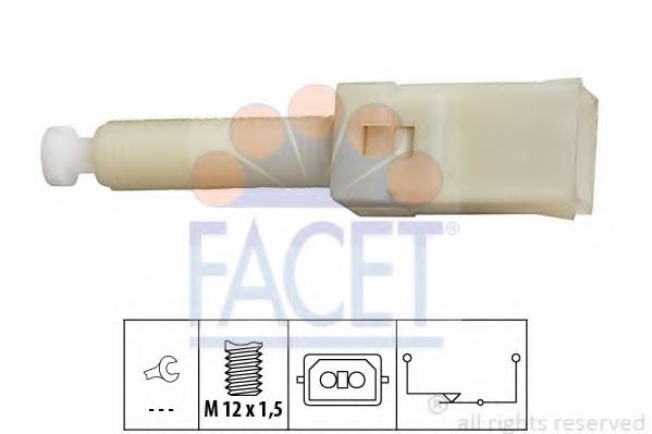 Comutator lumini frana