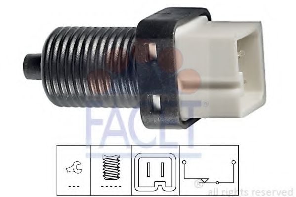 Comutator lumini frana
