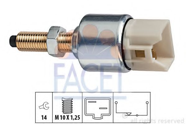 Comutator lumini frana