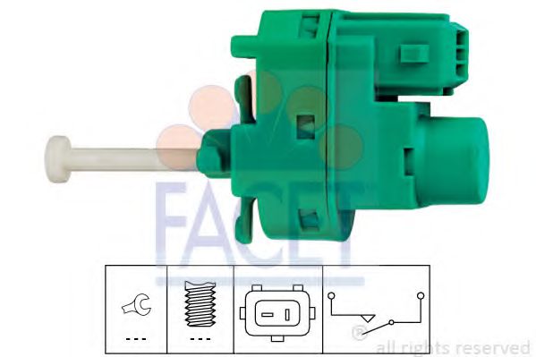 Comutator lumini frana