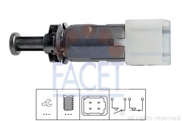 Comutator lumini frana