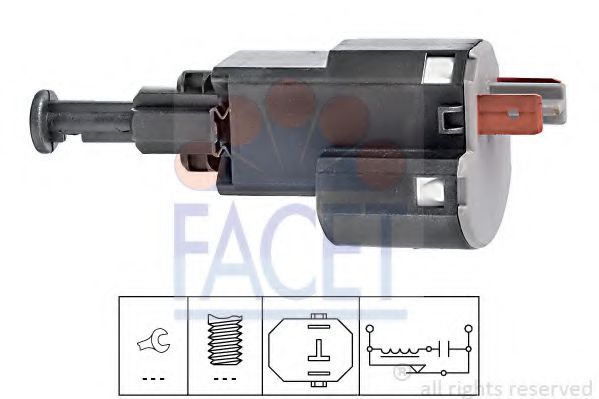 Comutator lumini frana