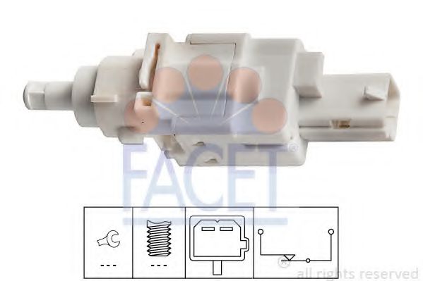 Comutator lumini frana
