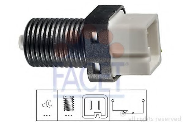 Comutator lumini frana
