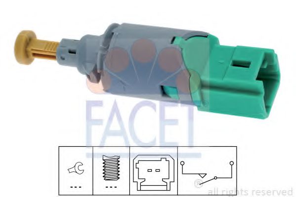 Comutator lumini frana