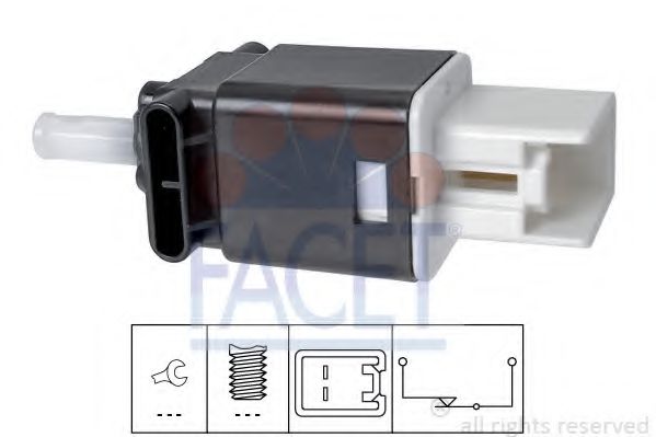 Comutator lumini frana