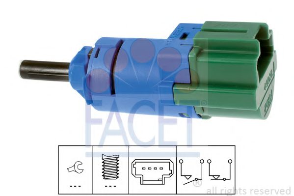 Comutator lumini frana