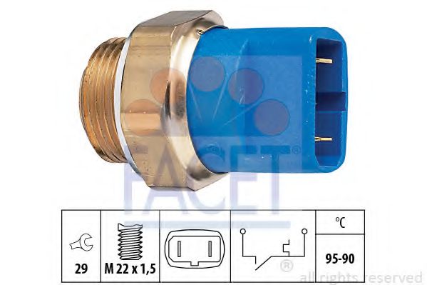 Comutator temperatura, ventilator radiator